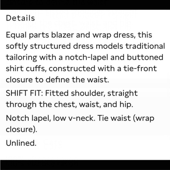 NWT! Banana Republic Red Sunset Blazer Wrap Dress - Multiple Sizes 💛 - Picture 5 of 6